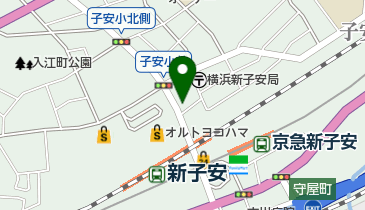 三井のカーシェアーズ リパーク新子安駅前(自転車可)の地図画像