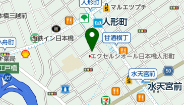 三井のカーシェアーズ リパーク日本橋人形町1丁目第4(自転車可)の地図画像