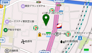 三井のカーシェアーズ リパーク芝2丁目第2(自転車可)の地図画像