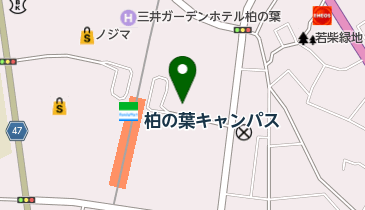 三井のカーシェアーズ リパーク柏の葉キャンパス駅前第2(自転車可)の地図画像