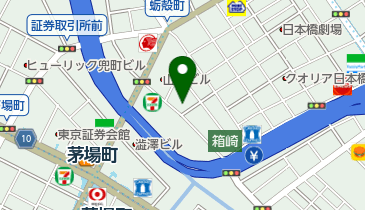 三井のカーシェアーズ リパーク日本橋小網町第4(自転車可)の地図画像