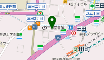 三井のカーシェアーズ リパーク芝5丁目第3(自転車可)の地図画像