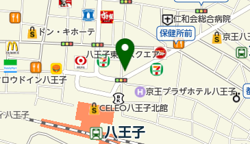 三井のカーシェアーズ リパーク八王子駅前第2(自転車可)の地図画像