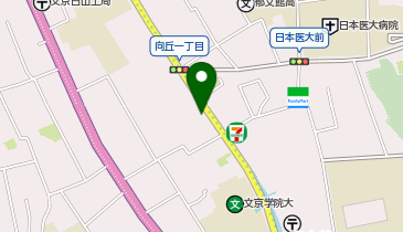 三井のカーシェアーズ リパーク向丘1丁目第3(自転車可)の地図画像