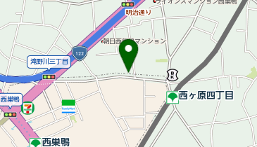 三井のカーシェアーズ リパーク滝野川1丁目第2(自転車可)の地図画像