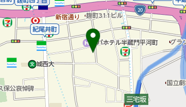 三井のカーシェアーズ リパーク平河町1丁目(自転車可)の地図画像