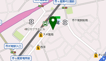 三井のカーシェアーズ リパーク市が尾駅前(自転車可)の地図画像