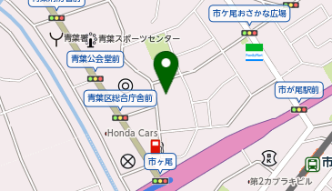三井のカーシェアーズ リパーク青葉区総合庁舎前(自転車可)の地図画像