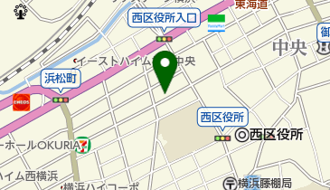 三井のカーシェアーズ リパーク横浜中央2丁目(自転車可)の地図画像