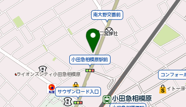三井のカーシェアーズ リパーク小田急相模原第4(自転車可)の地図画像