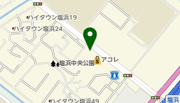 三井のカーシェアーズ リパークハイタウン塩浜(自転車禁止)の地図画像