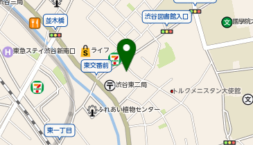 三井のカーシェアーズ リパーク渋谷東2丁目第2(自転車可)の地図画像