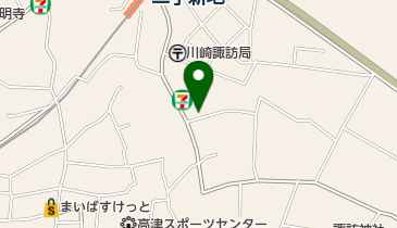 三井のカーシェアーズ リパーク二子新地第2(自転車可)の地図画像