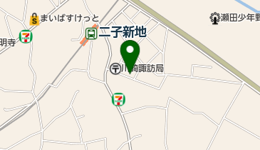 三井のカーシェアーズ リパーク二子新地(自転車可)の地図画像