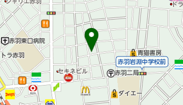 三井のカーシェアーズ リパーク赤羽2丁目第4(自転車可)の地図画像