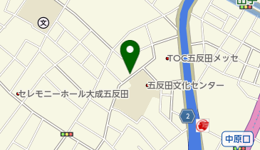 三井のカーシェアーズ リパーク西五反田6丁目第2(自転車可)の地図画像