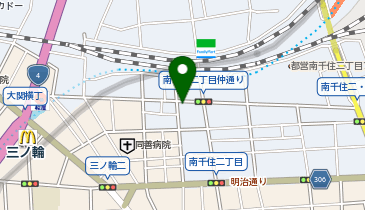 三井のカーシェアーズ リパーク南千住2丁目第3(自転車可)の地図画像