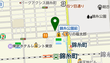 三井のカーシェアーズ リパーク錦糸町駅北口第4(自転車可)の地図画像