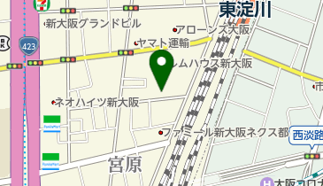 三井のカーシェアーズ リパーク宮原1丁目第3の地図画像