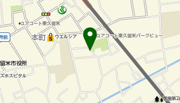 三井のカーシェアーズ リパーク東久留米本町1丁目第2(自転車可)の地図画像