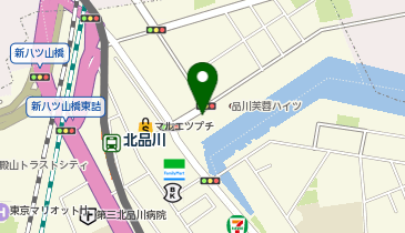 三井のカーシェアーズ リパーク北品川1丁目第8(自転車可)の地図画像