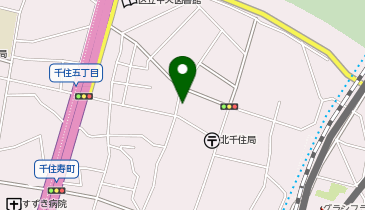 三井のカーシェアーズ リパーク千住5丁目第2(自転車可)の地図画像