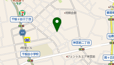 三井のカーシェアーズ イトーピア神宮外苑エストゥディオ(自転車禁止)の地図画像