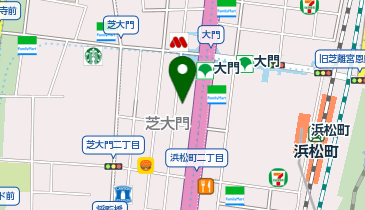 三井のカーシェアーズ リパーク芝大門2丁目第4(自転車可)の地図画像