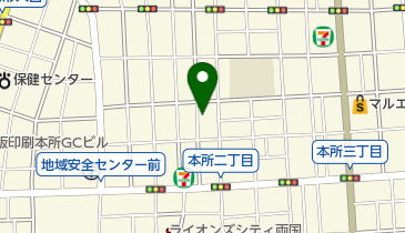 三井のカーシェアーズ リパーク本所2丁目第3(自転車可)の地図画像