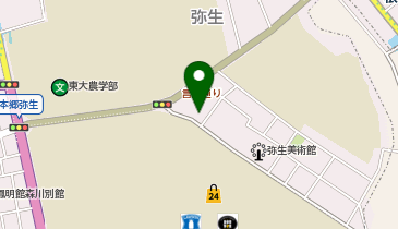 三井のカーシェアーズ リパーク文京弥生2丁目第2(自転車可)の地図画像