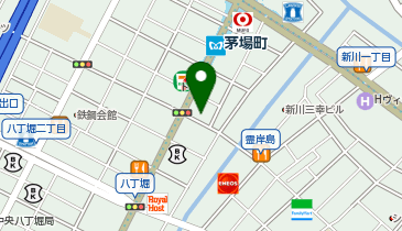 三井のカーシェアーズ リパーク茅場町2丁目第2(自転車可)の地図画像