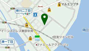 三井のカーシェアーズ リパーク新川2丁目第2(自転車可)の地図画像