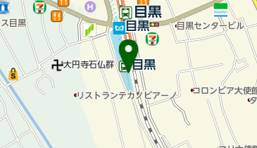 三井のカーシェアーズ JR東急目黒ビル(1階、2階、3階駐車場)(自転車禁止)の地図画像