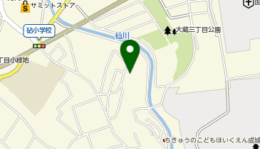 三井のカーシェアーズ リパーク世田谷大蔵5丁目(自転車可)の地図画像