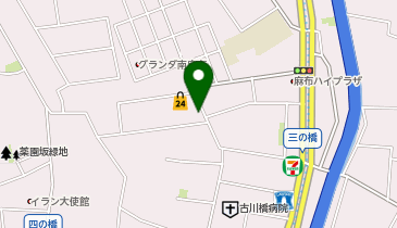 三井のカーシェアーズ フォルム南麻布(自転車禁止)の地図画像