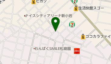 三井のカーシェアーズ リパーク新小岩第3(自転車可)の地図画像