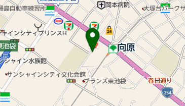 三井のカーシェアーズ リパーク東池袋4丁目第5(自転車可)の地図画像