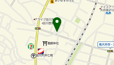 三井のカーシェアーズ リパーク大井6丁目(自転車可)の地図画像