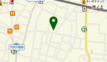 三井のカーシェアーズ リパーク代沢2丁目第3(自転車可)の地図画像