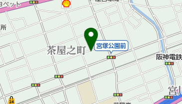 三井のカーシェアーズ リパーク芦屋宮塚町第2(自転車禁止)の地図画像