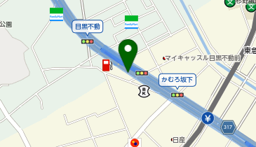 三井のカーシェアーズ ガラ・ステージ目黒不動前の地図画像