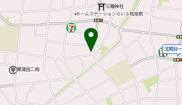 三井のカーシェアーズ リパーク大森中3丁目(自転車可)の地図画像