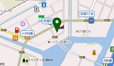 三井のカーシェアーズ 芝浦3丁目第2(自転車禁止)の地図画像