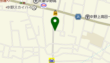 三井のカーシェアーズ 中野6丁目第1(自転車禁止)の地図画像