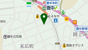 三井のカーシェアーズ リパーク豊中駅南(自転車禁止)の地図画像