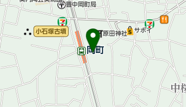 三井のカーシェアーズ リパーク岡町駅前(自転車禁止)の地図画像