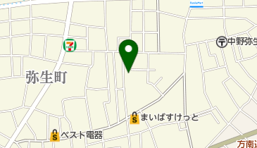 三井のカーシェアーズ リパーク中野弥生町1丁目第4(自転車可)の地図画像