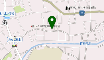 三井のカーシェアーズ リパーク石神井台2丁目第4(自転車禁止)の地図画像