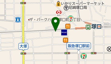 三井のカーシェアーズ リパーク阪急塚口駅前(自転車禁止)の地図画像