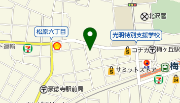 三井のカーシェアーズ パークハウス松原レジデンス(自転車禁止)の地図画像